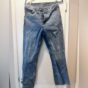 TopShop Button Fly Denim Jeans. W-30